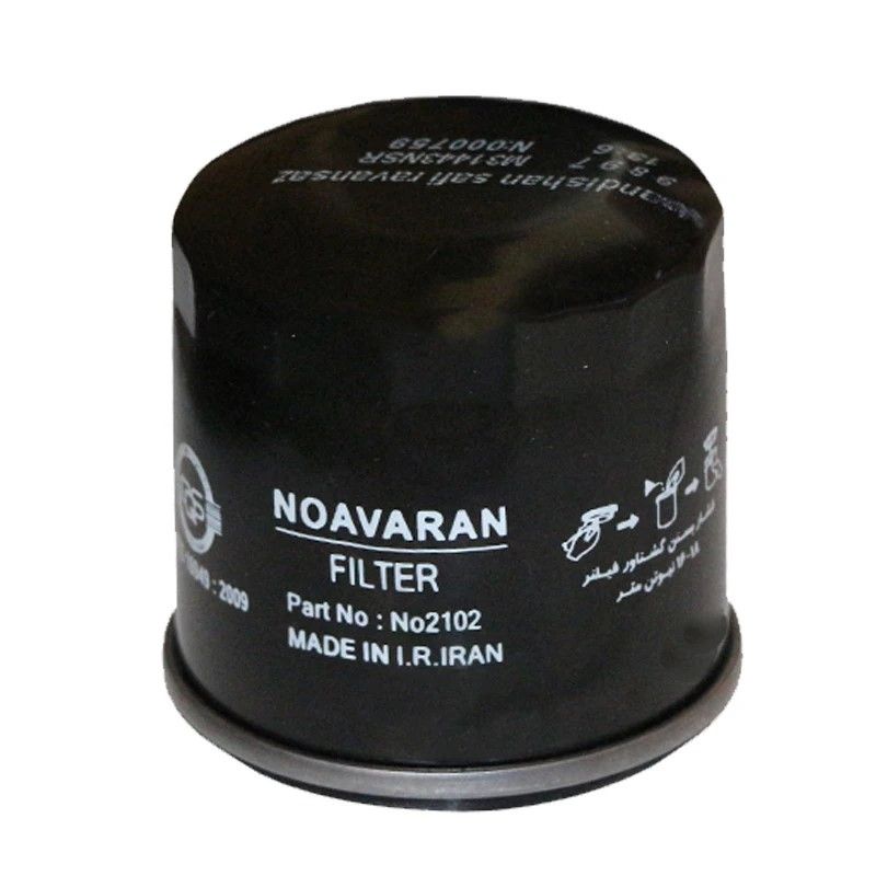 فیلتر روغن خودرو فیلتر نوآوران مدل no2102 مناسب برای تیبا بسته 40 عددی